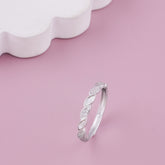 Silver Leaf Adjustable Ring